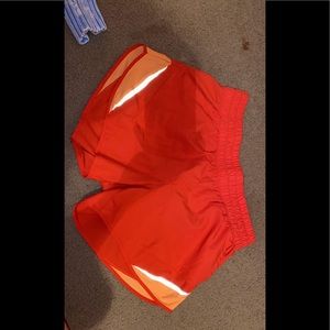 Redish orange athletic shorts